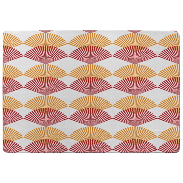 Geometric Sea Shells Rug Multi