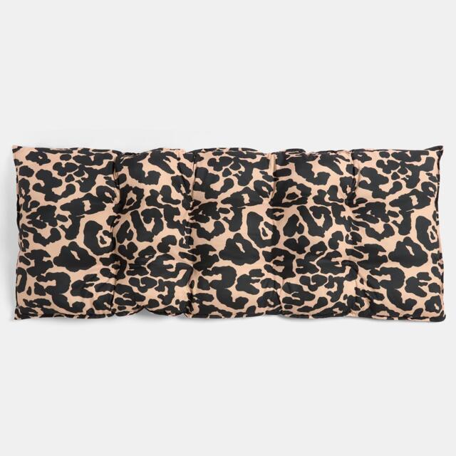 OHS Animal Print 2 Seater Outdoor Bench Cushion Garden Seat Pad