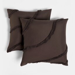 OHS 2 x Tufted Contour Cushion Cover Luxury Modern