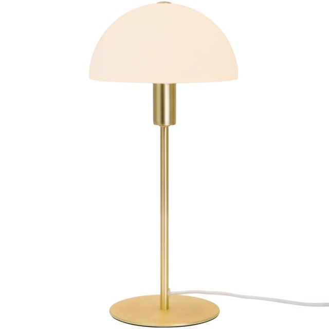 Nordlux Ellen Indoor Table Lamp Brass Metal E14 Dome Shade - Mains Powered, IP20 Gold Brass