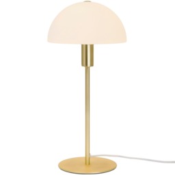 Nordlux Ellen Indoor Table Lamp Brass Metal E14 Dome Shade - Mains Powered, IP20 Gold Brass