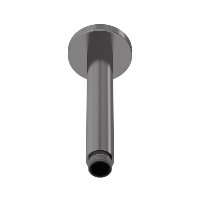 Balterley Bathroom Modern Round Ceiling Mounted Shower Arm Silver Brushed Pewter 1