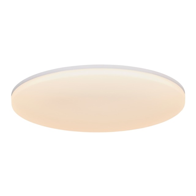 Nordlux Vic Indoor Ceiling Light White Plastic Intergrated LED 25,000hrs - Mains Powered, IP21