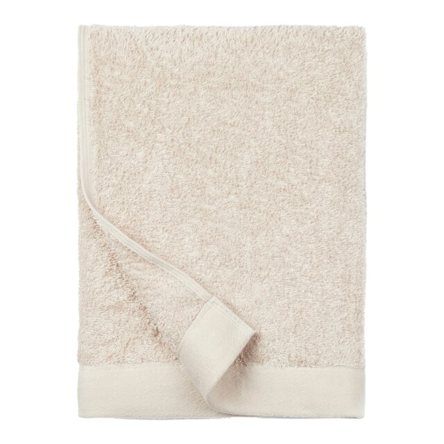 Vinga Birch Plain Towel - Beige - 140cm x 70cm Brown