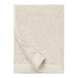 Vinga Birch Plain Towel - Beige - 140cm x 70cm Brown