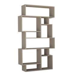 Decortie Karmato Bookcase 96x25x169cm Mocha Grey