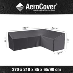 Platinum AeroCover Left-Hand L-Shape Garden Sofa Ripstop Polyester Cover W270 x D210 x H90 cm