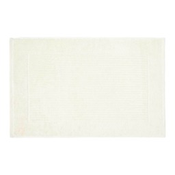 Homescapes Imperial Plain Cotton Bath Mat Cream 50 x 80 cm