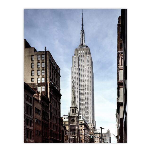 "The Empire State Building Carol M Highsmith Huge Wall Art Poster Print 24X32"""