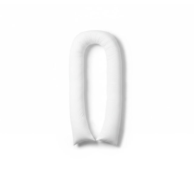 9ft U Shaped Pregnancy Body Pillow Full Body Maternity Support for Back Hips Neck Pain Relief White