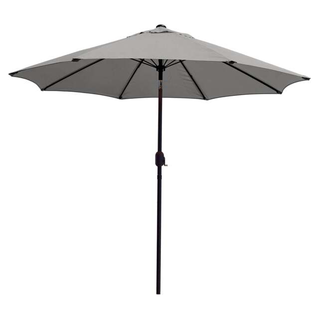 Garden Pride 2.7m Parasol - Grey