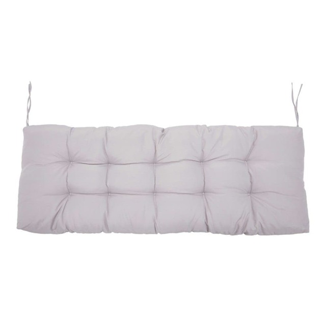 Living and Home Waterproof Seat Cushion for Outdoor Benches - Grey Grey Chair