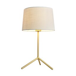 BHS Stassy Table Lamp, Brass Yellow Brass