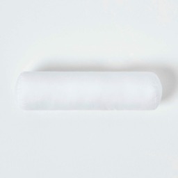 "Homescapes Luxury Super Microfibre Bolster Cushion Pad Insert Inner 30 x 9 cm (12 x 3.5 inches) White 30 x 9 cm (12 x 3.5"")"