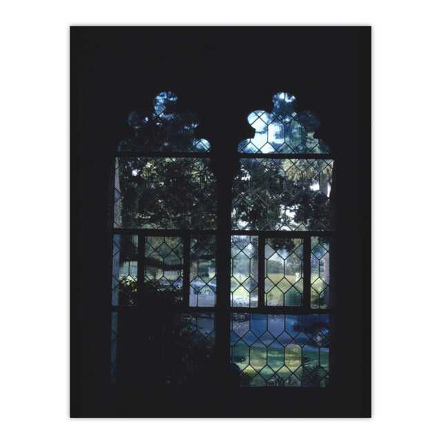 "Cloister Hotel Vitro Stained Glass Margolies Huge Wall Art Poster Print 24X32"""