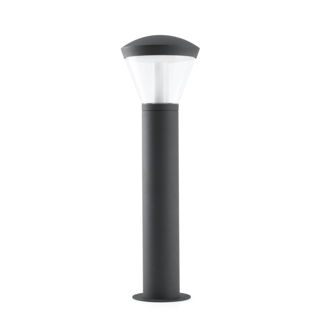 Shelby LED Outdoor Bollard Light White, Dark Grey IP65