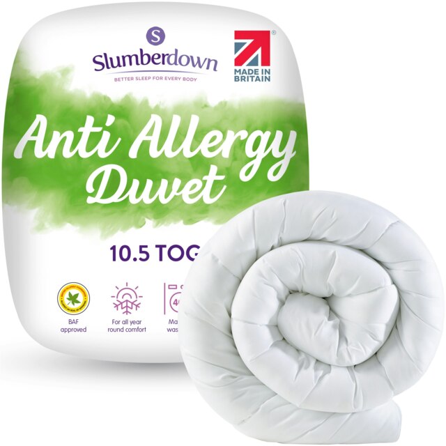 Slumberdown Anti Allergy Duvet, 10.5 Tog, Super King