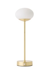 ValueLights Emmy Gold Rechargeable LED Portable Table Lamp Gold