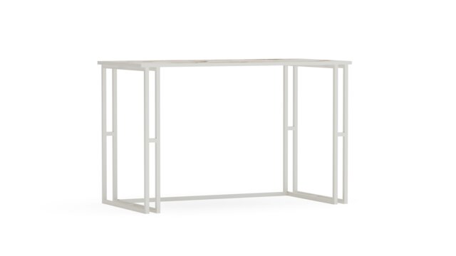 Decorotika Alfa Computer Desk with Metal Legs - H 75 cm x W 20 cm x D 60 cm