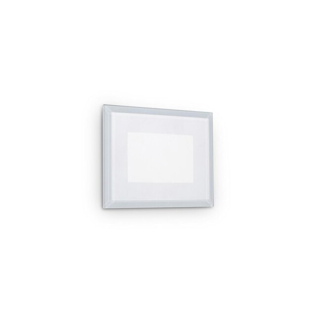 Indio LED Outdoor Recessed Wall Light White IP65, 3000K