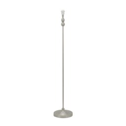 ValueLights Maggie Chrome Candlestick Floor Lamp Base Chrome