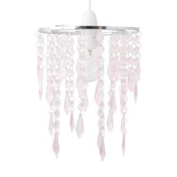 Chrome & Pink Jewels Light Shade Pink Chrome Small 1