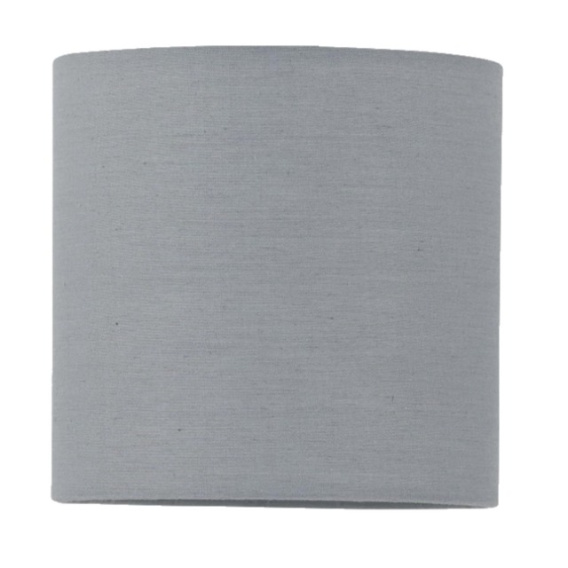 Grey Textured Cotton 15.5cm Table Lamp Shade Grey Small 1
