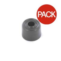 Securit Doorstop (Pack of 2) - Black - 30mm