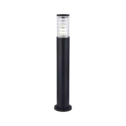 Bronx Outdoor Floor Bollard Lamp Black, 1 Light IP54, E27