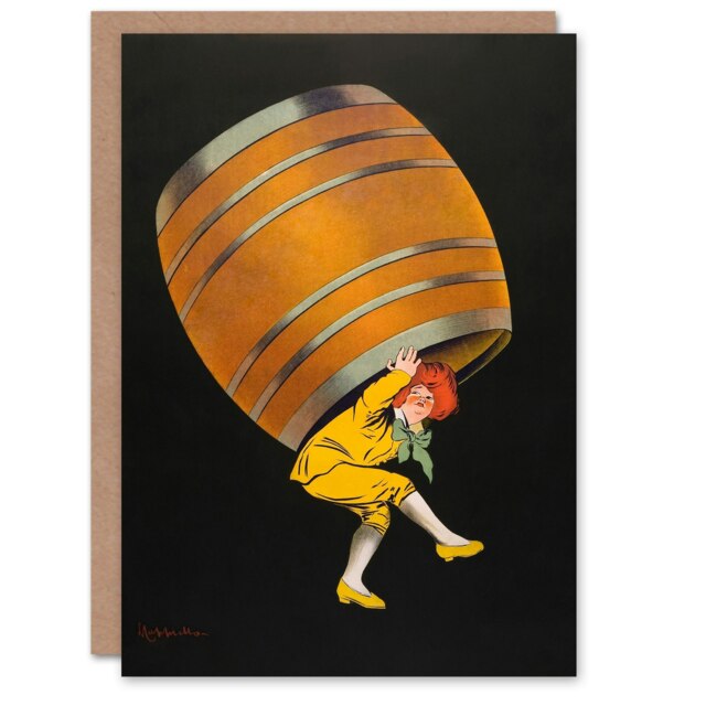 Leonetto Cappiello Art Card Cognac Pellisson Vintage Advert
