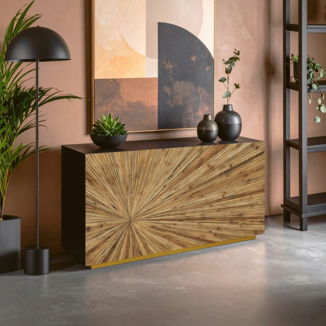 Gabelle Console Table Brown