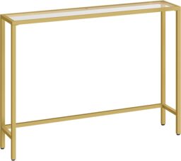 Gold Metal Hallway Console Table