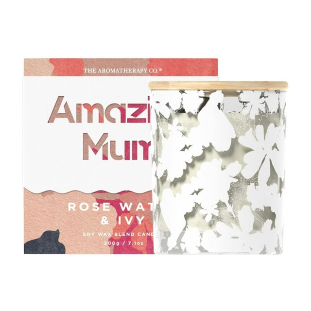 Amazing Mum 200g Candle Rose Water & Ivy IT03329 Multi