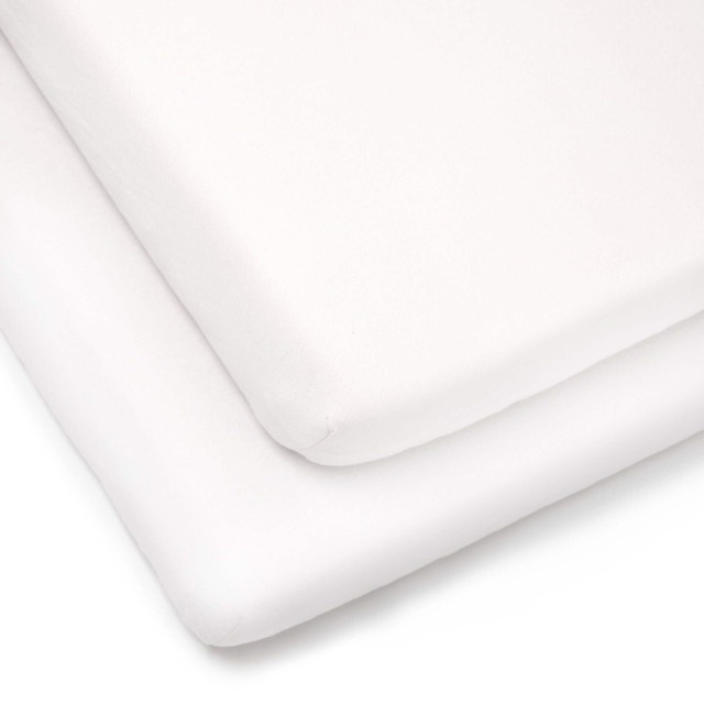 East Coast 2 Pack Space Saver Cot Sheets - 90 x 52 cm