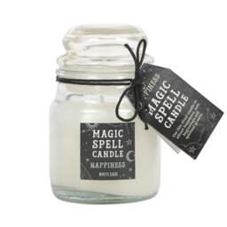 Something Different Magic Spell Happiness White Sage Candle Jar - White - One Size