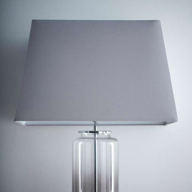 "21"" Modern Grey Rectangle Light Shade for Ceiling Grey"