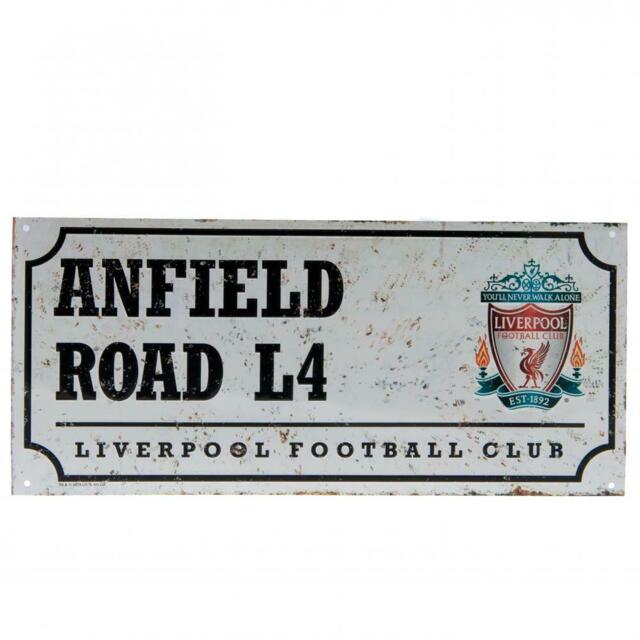 Liverpool FC Street Sign White White/Black 1