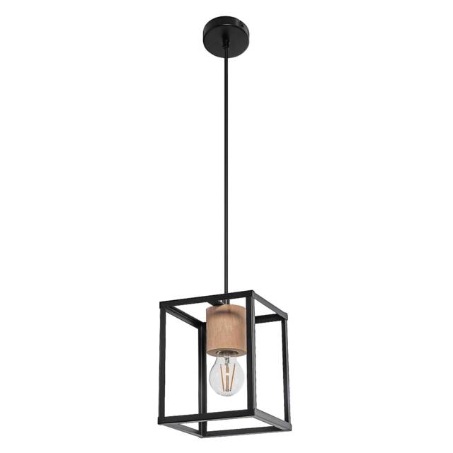 Osram Decor Nairobi Pendant Ceiling Light E27 Max 15W LED Kitchen Living Room Black Black 1