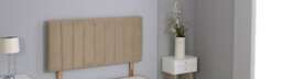 "Mink Plush Velvet 9 Panel Headboard Multi 4FT Small Double 20""inch Headboard"
