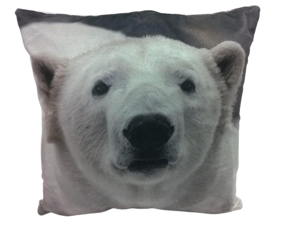 Polar Bears Cushion Cover with Cusion Pads (43x43 cm) Multi 43 x 43 cm 1