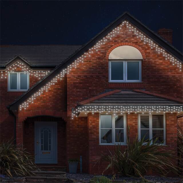 Icicle lights Black Rubber 60/40/20 Drop 7M