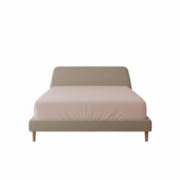 Flannelette Fitted Sheet Soft Brushed Cotton Bedding Warmth Comfort Pink Super King