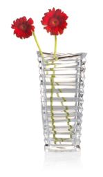 Crystal Look Heavy Glass Bouquet Flower Vase Holder Home Table Elegant Decor Clear London