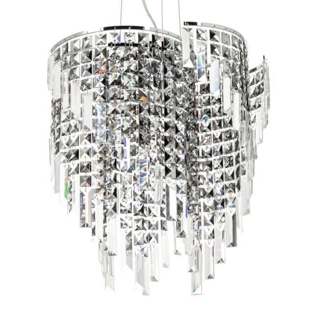 BHS Esme Chandelier, Silver