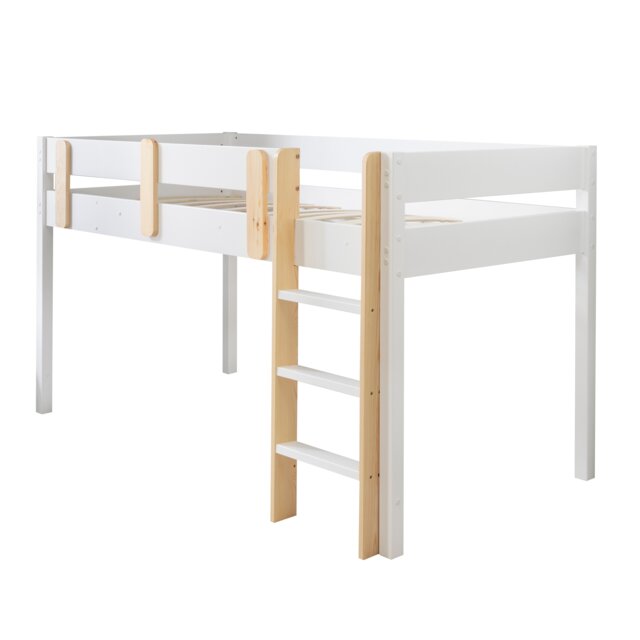 Una Midsleeper Cabin Bed in White