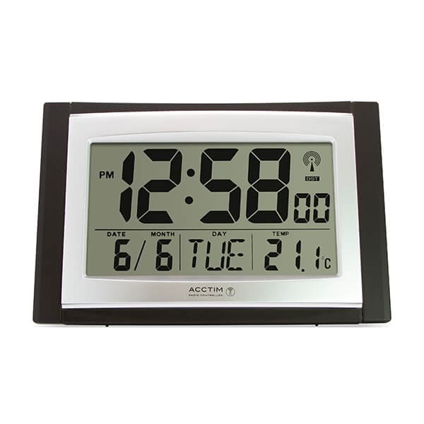 Acctim Stratus Black Wall Clock