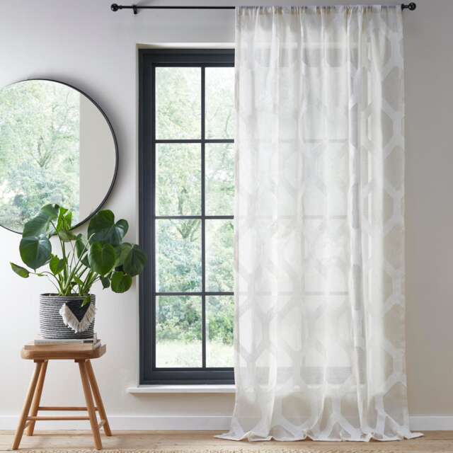 Fusion Linara Voile Panel Natural
