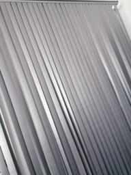 Slat type Door Curtain,Bug Blind,Fly Blind,Strip Blind-ALL SILVER - 80cm wide x 200cm drop Silver