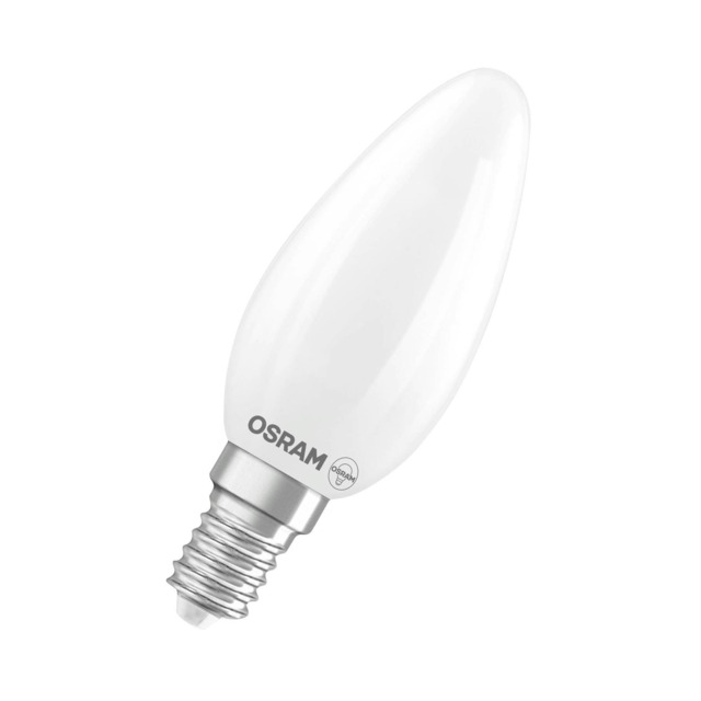 Osram LED Lamp SuperStar Light Bulb B25 Candle Shape Filament Frosted 6 Pack