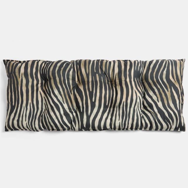 OHS Animal Print 2 Seater Outdoor Bench Cushion Garden Seat Pad